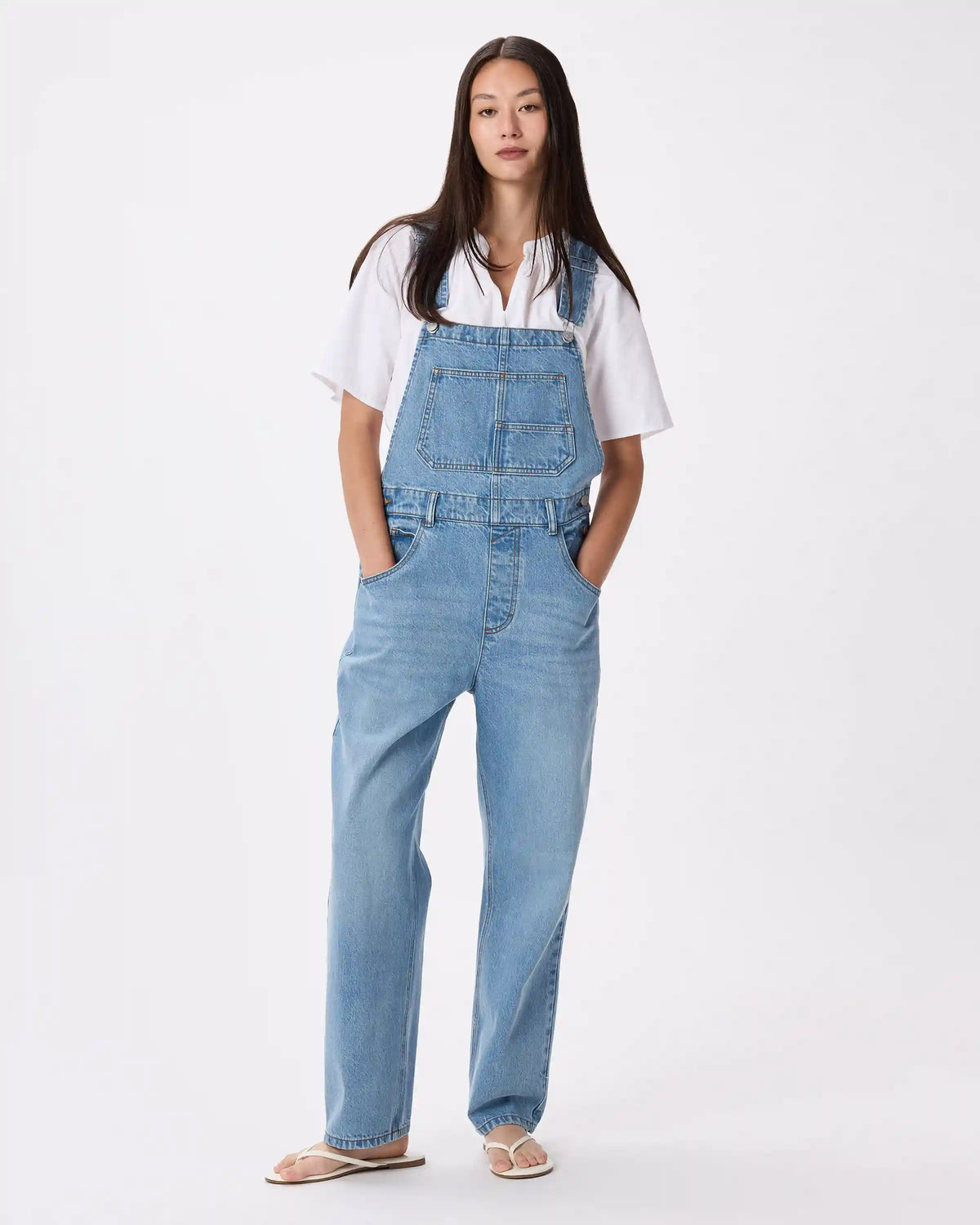 100% Organic Denim Overalls