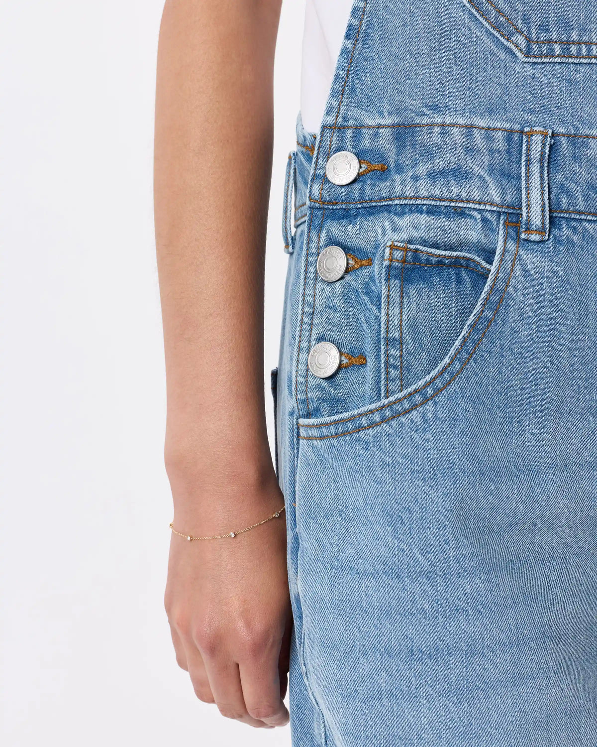 100% Organic Denim Overalls
