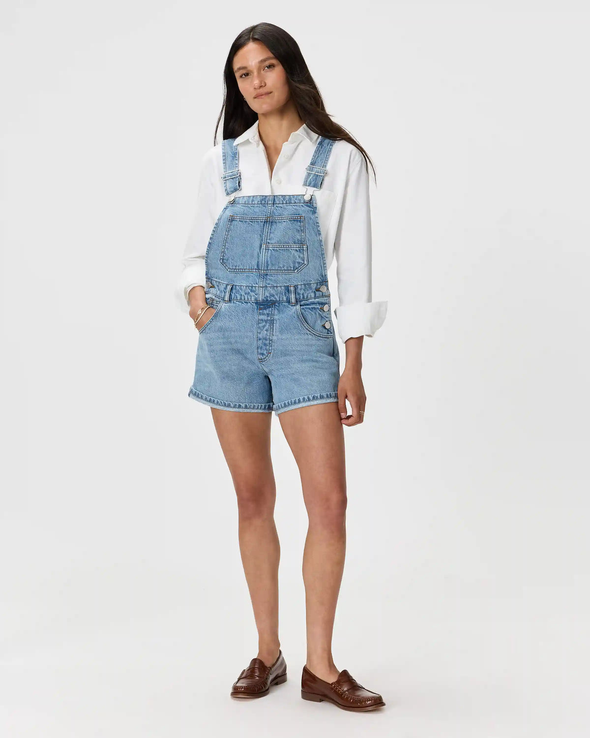 100% Organic Denim Shortalls