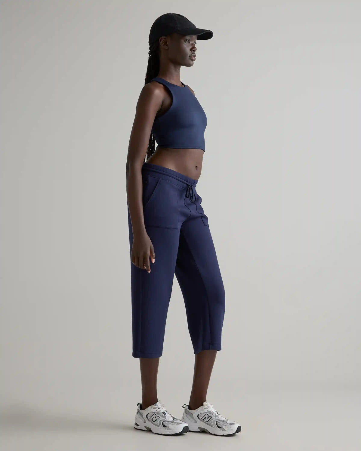 CloudComfort High-Rise Cropped Sweatpants