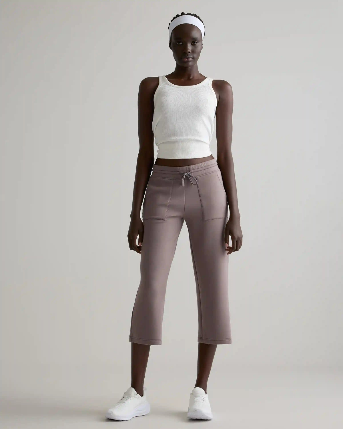 CloudComfort High-Rise Cropped Sweatpants