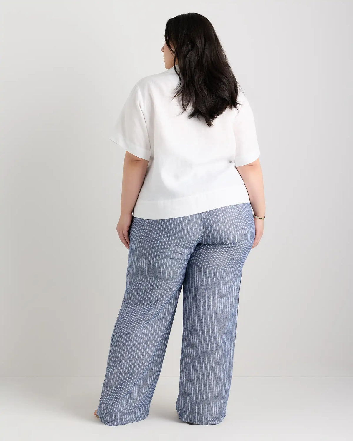 100% European Linen Wide Leg Pants