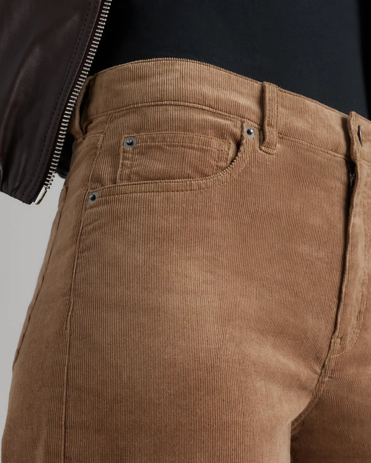 Organic Stretch Corduroy Wide Leg Pants