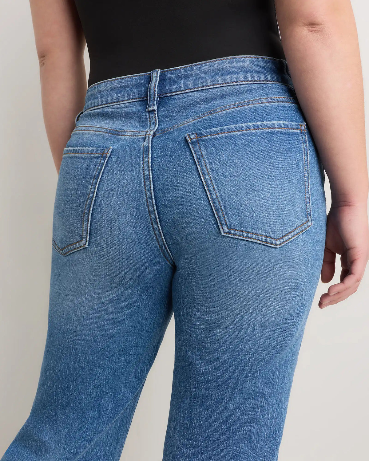 Curvy Bella Stretch Relaxed Straight Jeans
