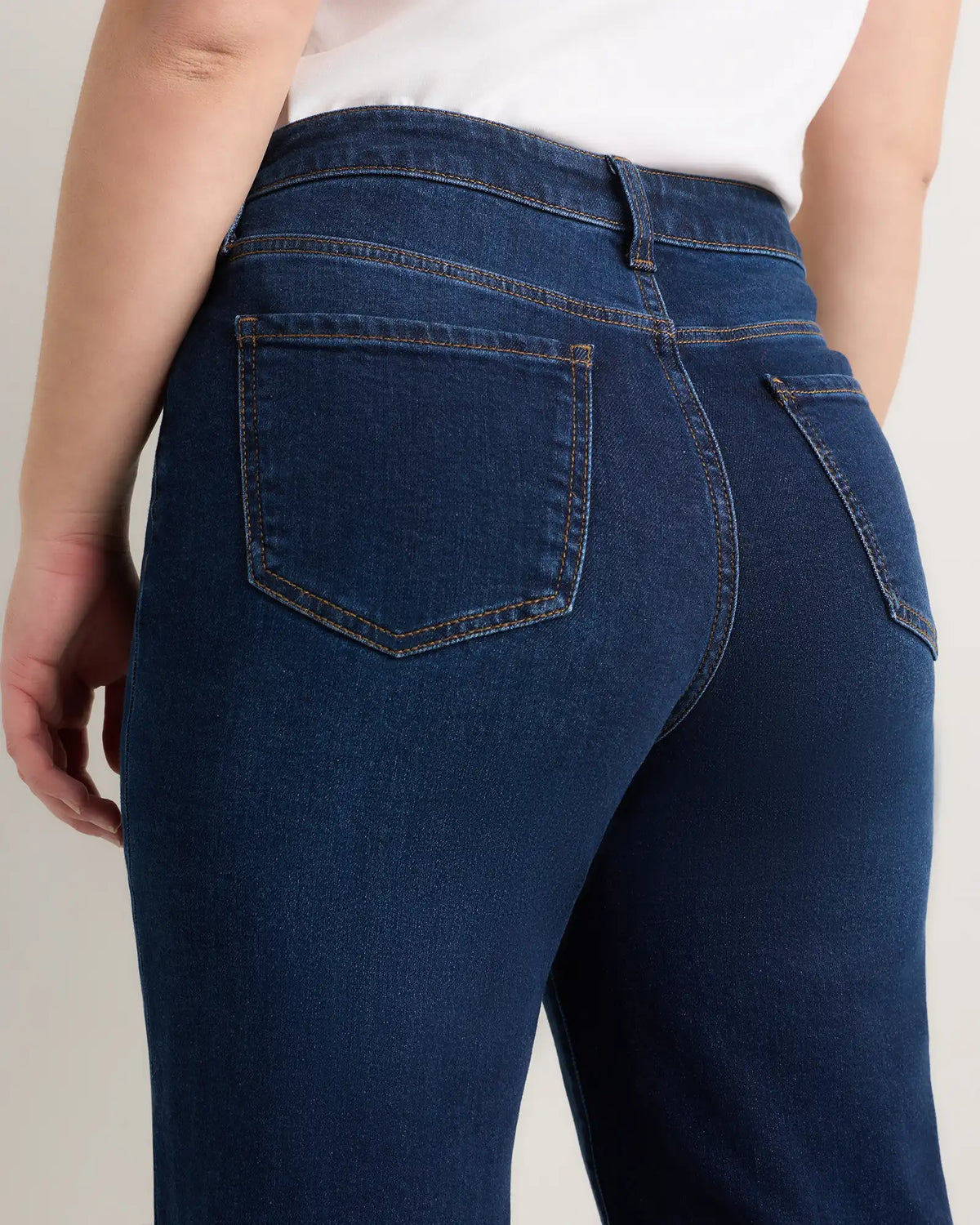 Curvy Bella Stretch Wide Leg Jeans