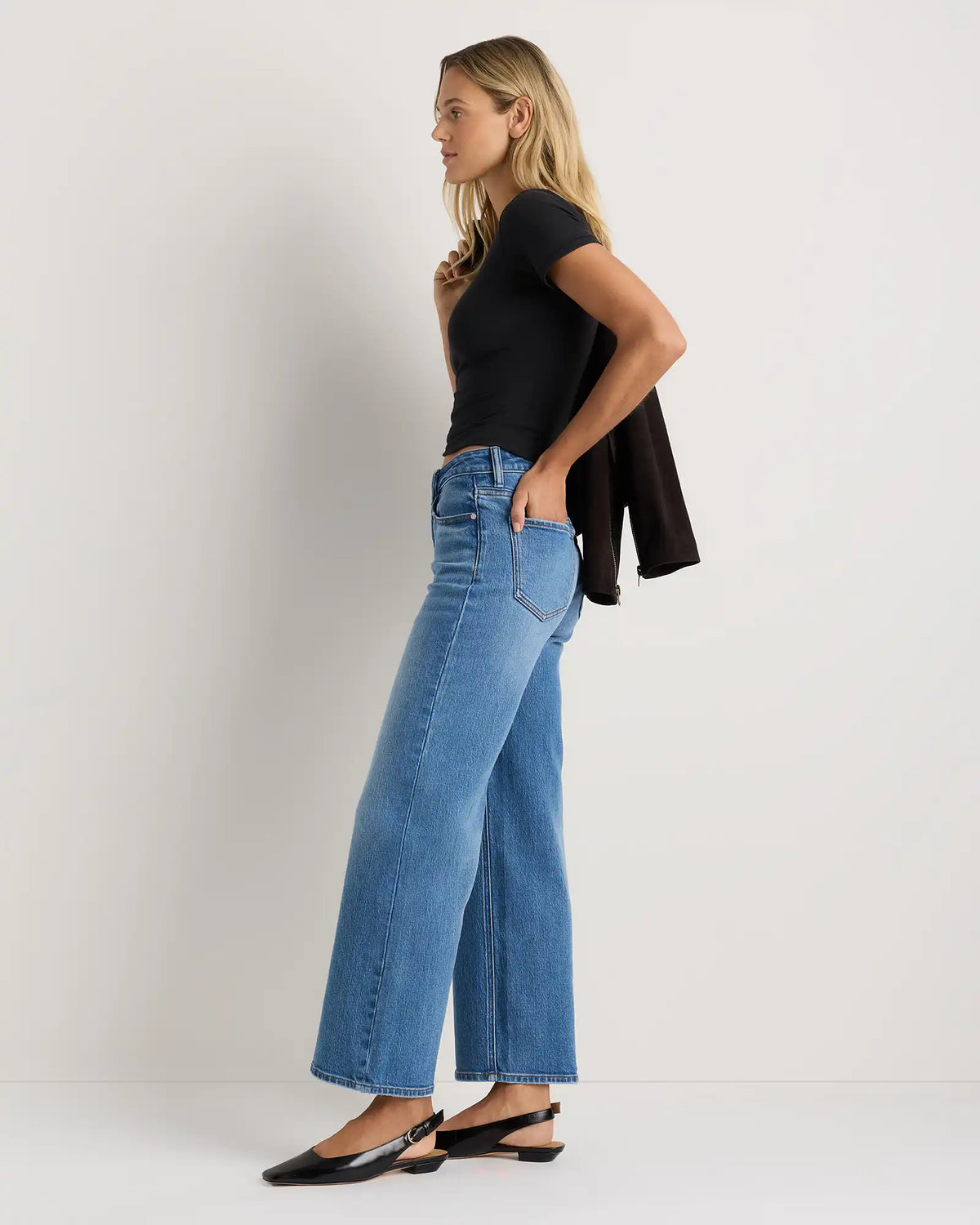 Luna Stretch Relaxed Straight Jeans