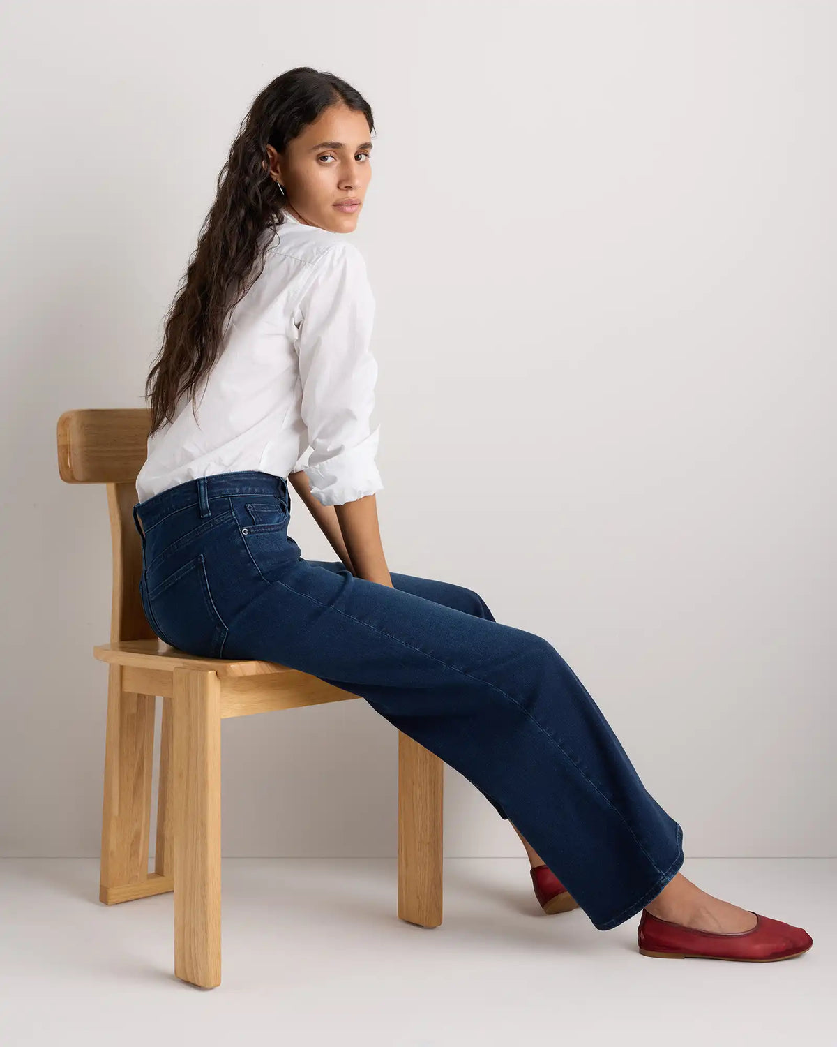 Luna Stretch Wide Leg Jeans