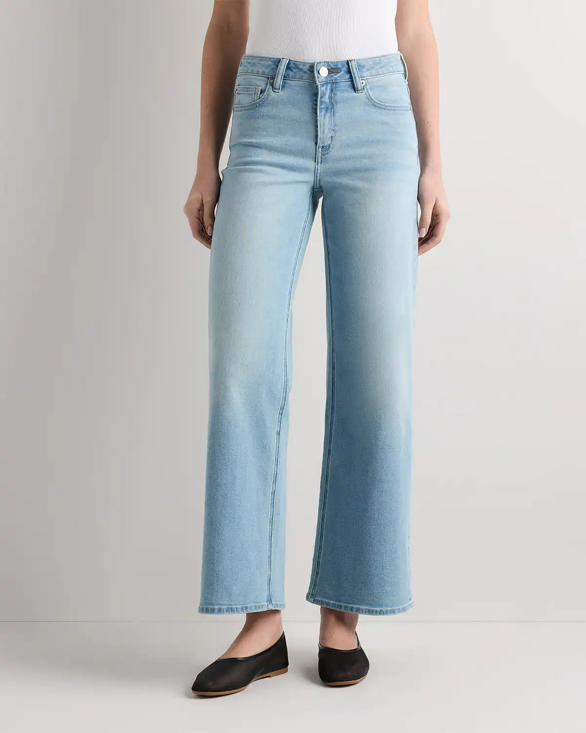 Luna Stretch Wide Leg Jeans