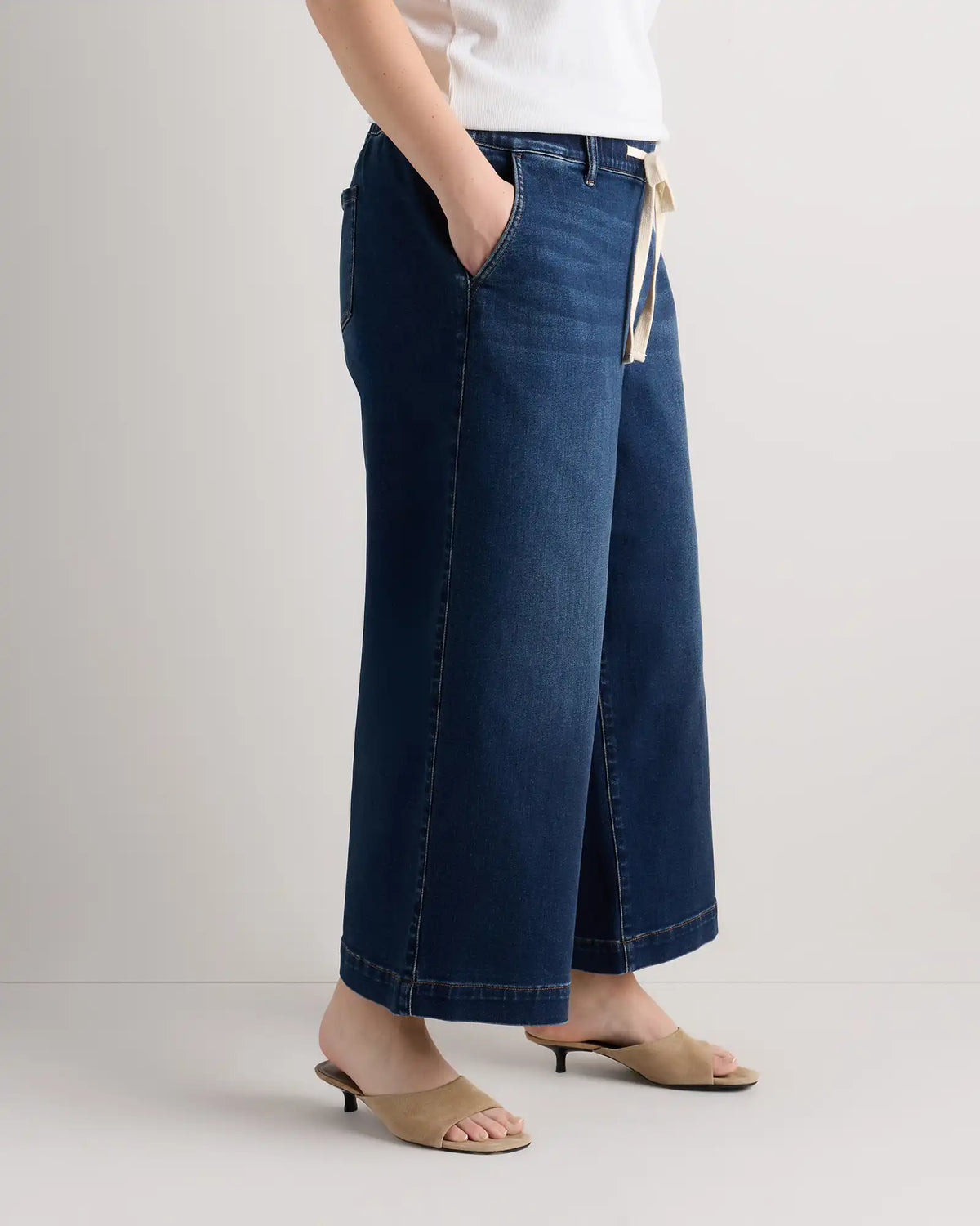 Mia Wide Leg Crop Jeans