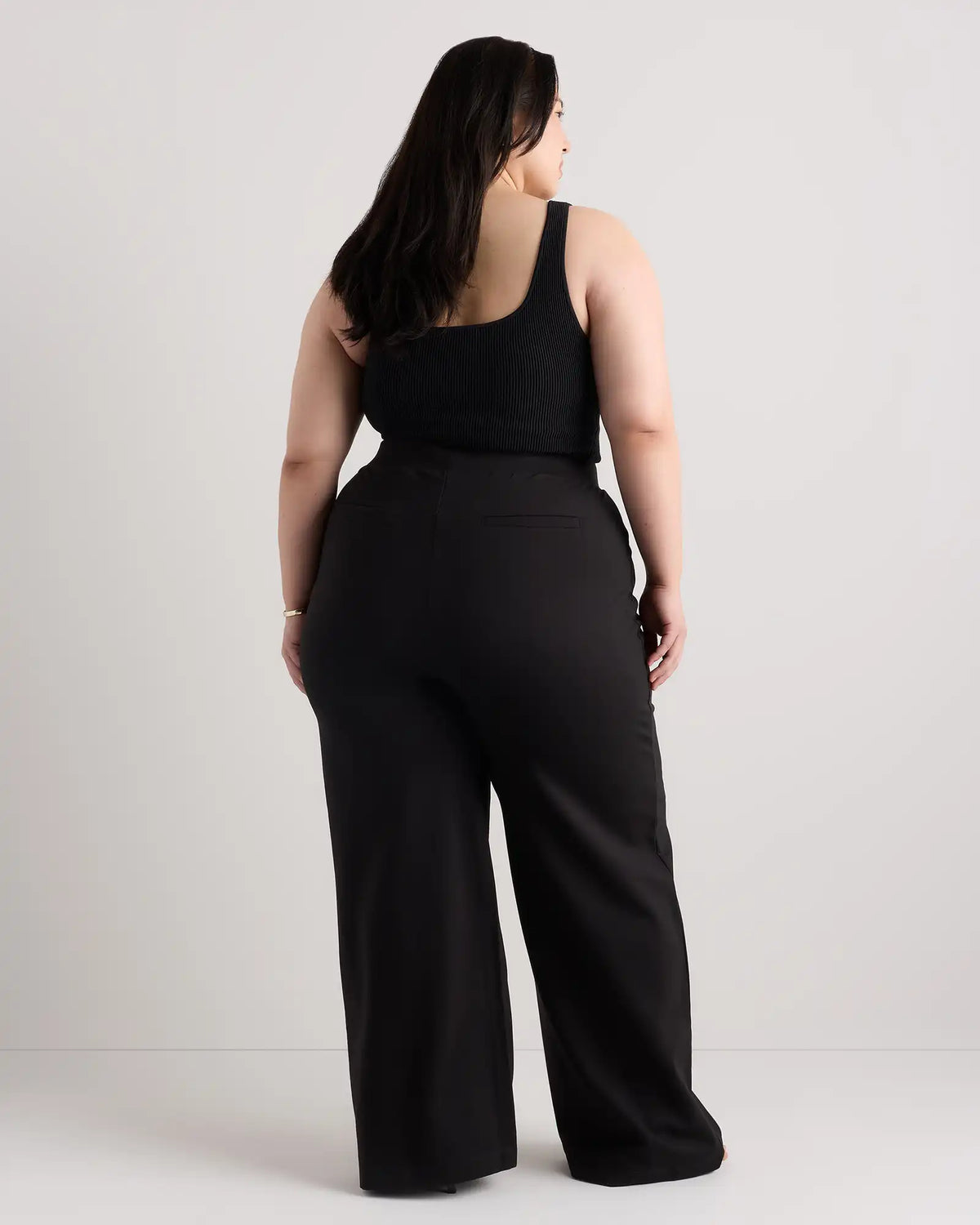 Ultra-Stretch Ponte Wide Leg Pants
