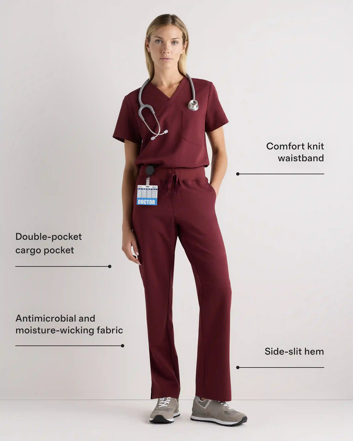 AeraFlex Scrub Cargo Pants
