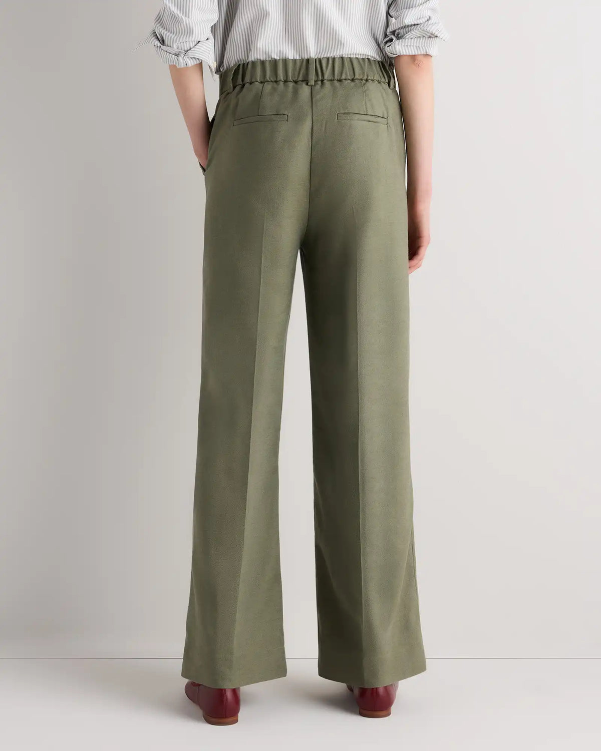European Stretch Linen Trouser