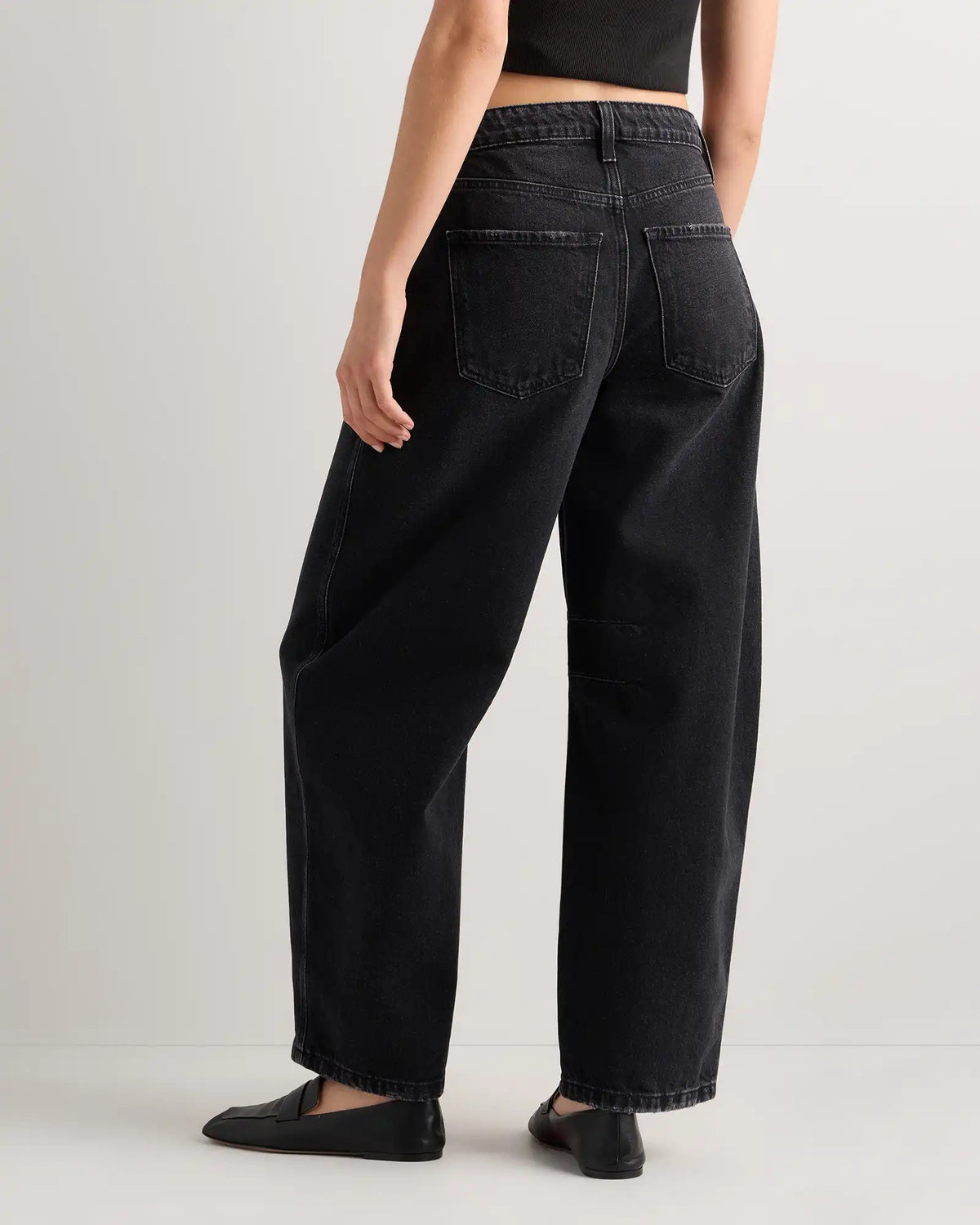Maya Rigid Exaggerated Barrel Jeans