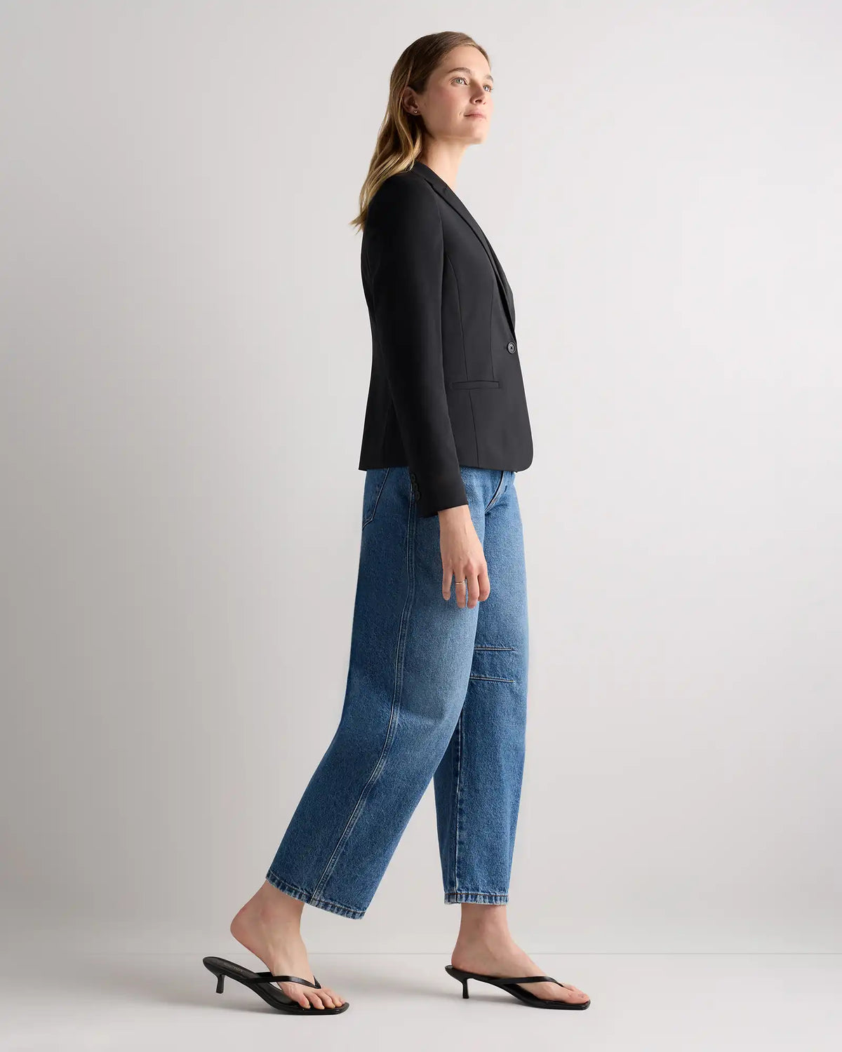 Maya Rigid Exaggerated Barrel Jeans