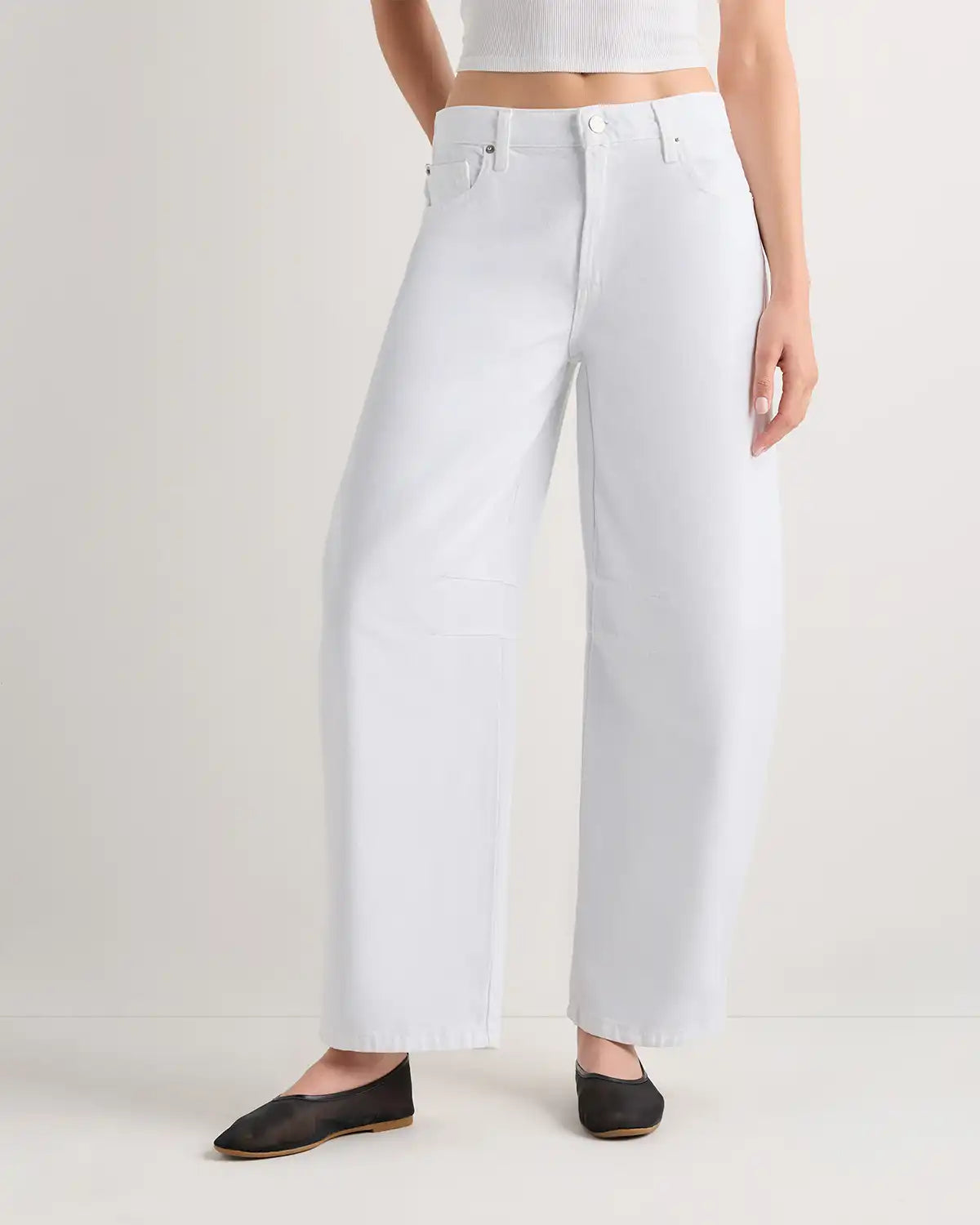 Maya Rigid Exaggerated Barrel Jeans