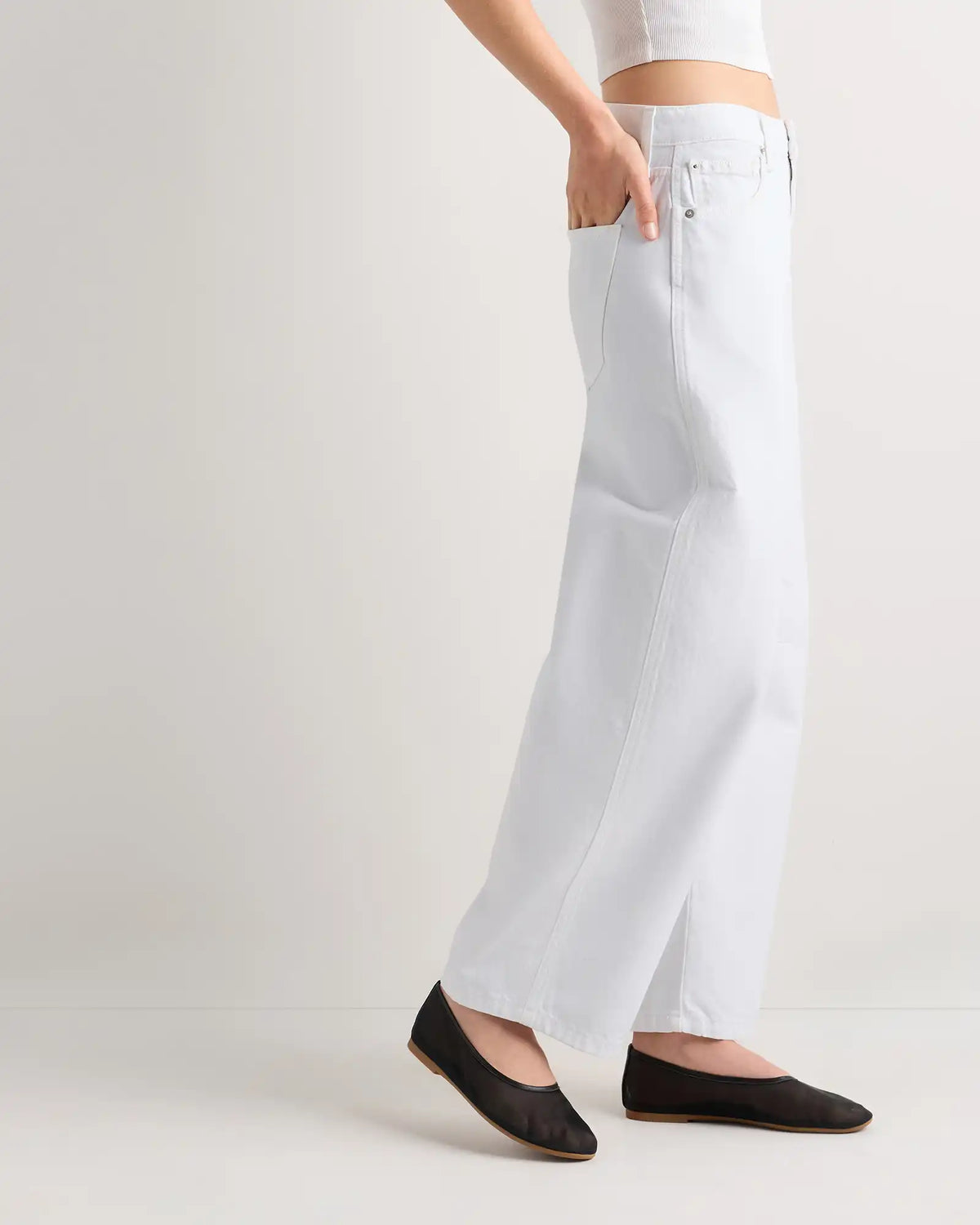 Maya Rigid Exaggerated Barrel Jeans