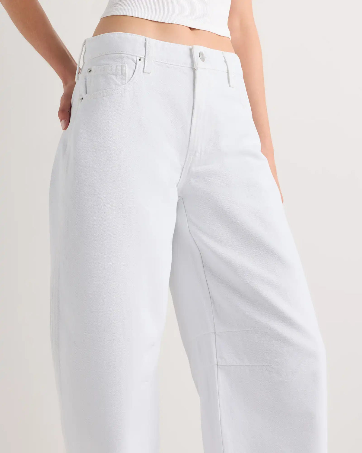 Maya Rigid Exaggerated Barrel Jeans
