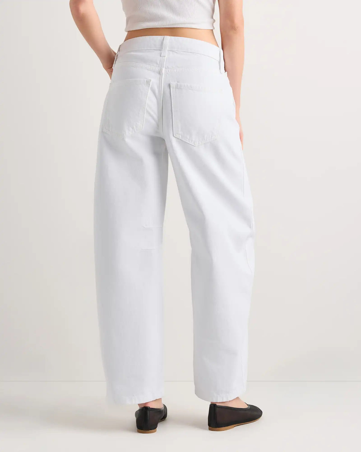 Maya Rigid Exaggerated Barrel Jeans