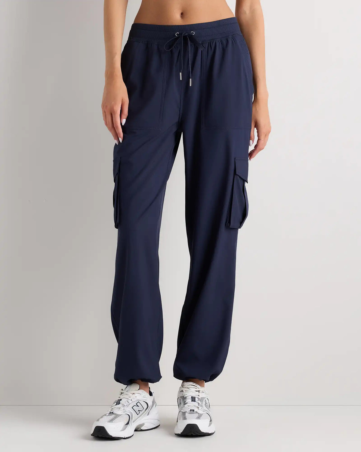 Performance Tech Cargo Mid-Rise Pants