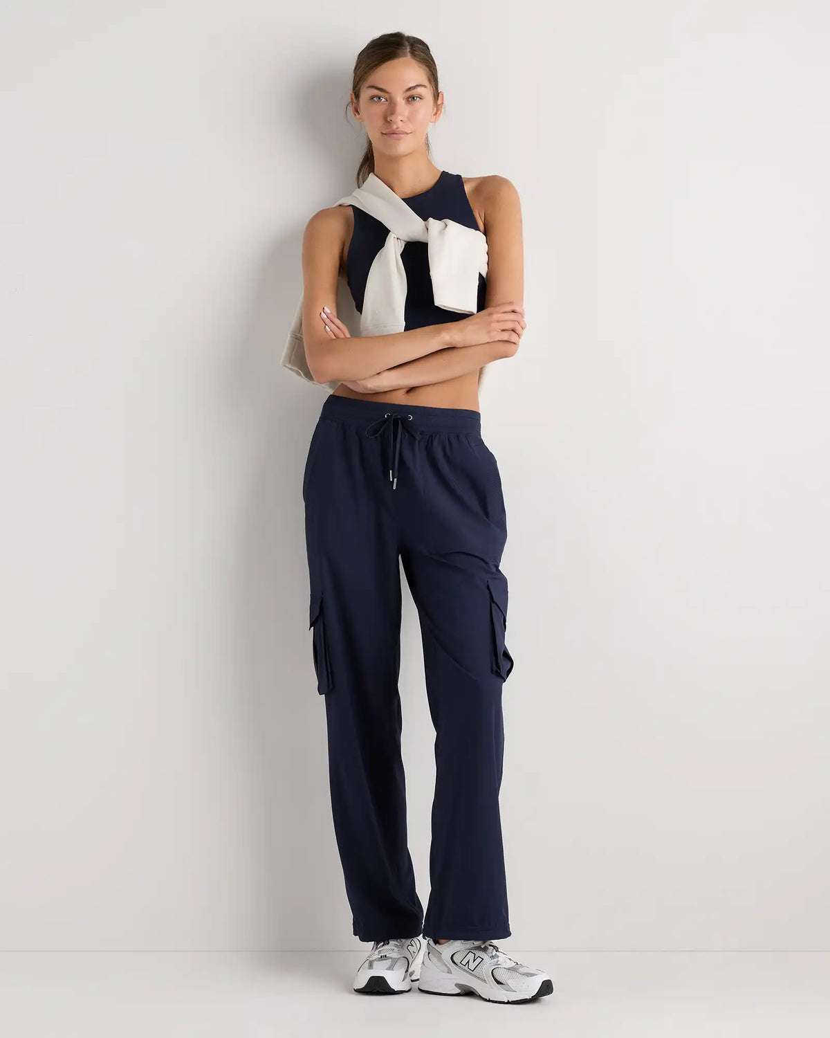 Performance Tech Cargo Mid-Rise Pants