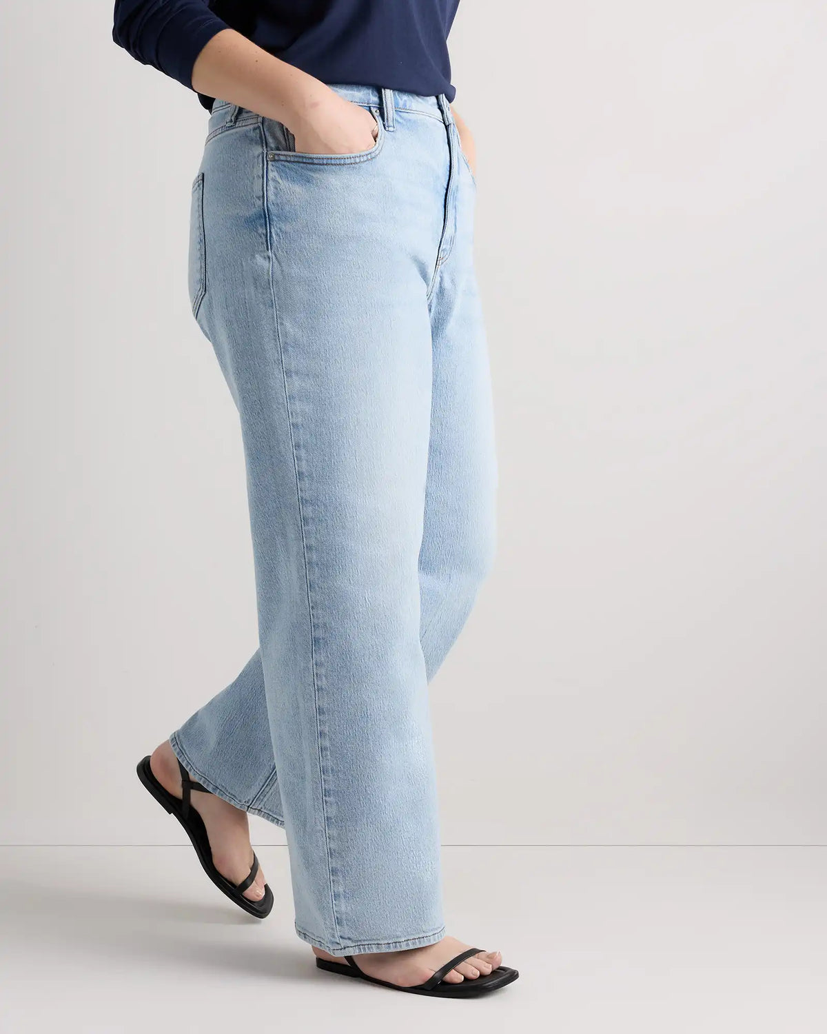 Bella Stretch Relaxed Straight Jeans