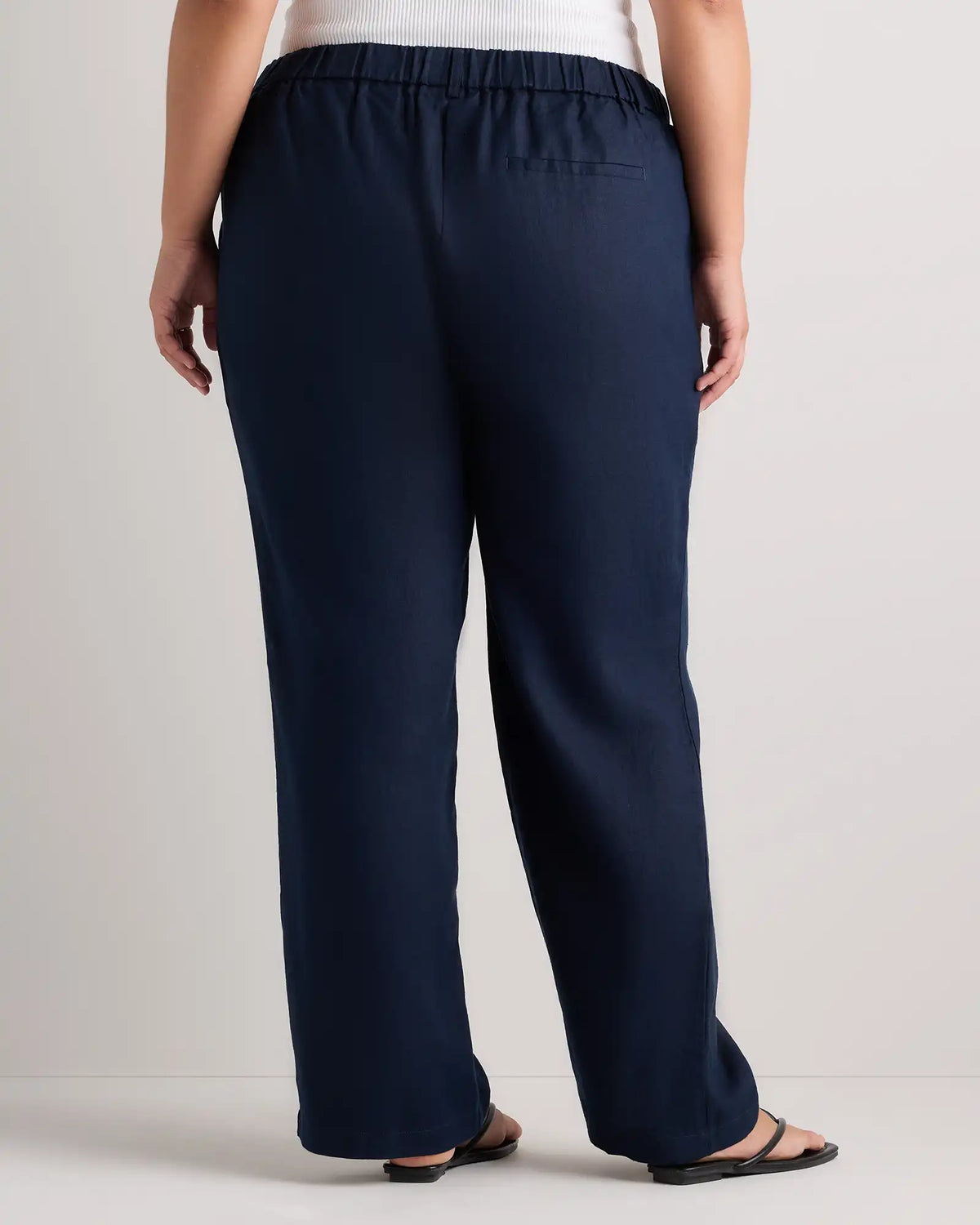 100% European Linen Pleated Trouser