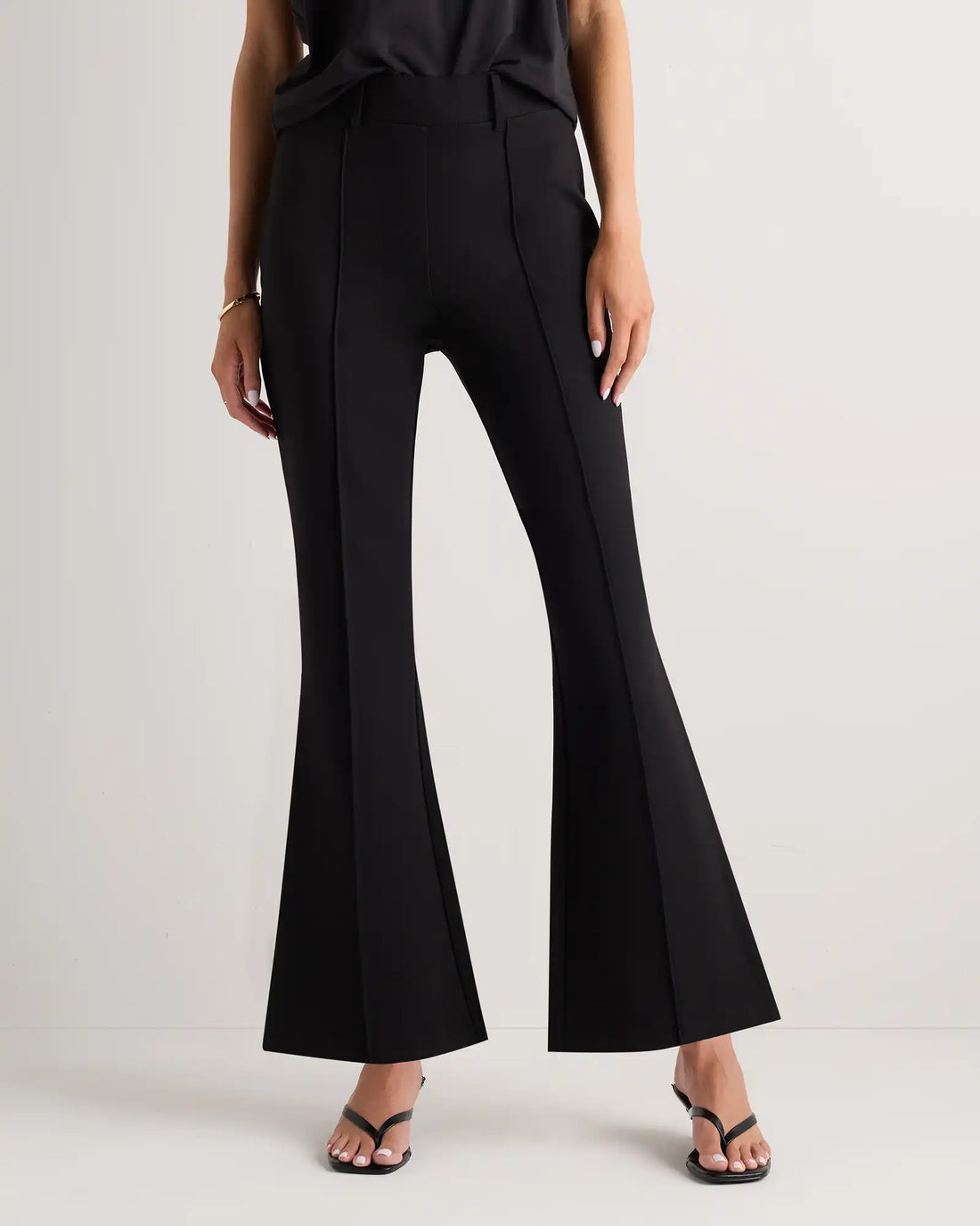 Ultra-Stretch Ponte Flare Leg Pants