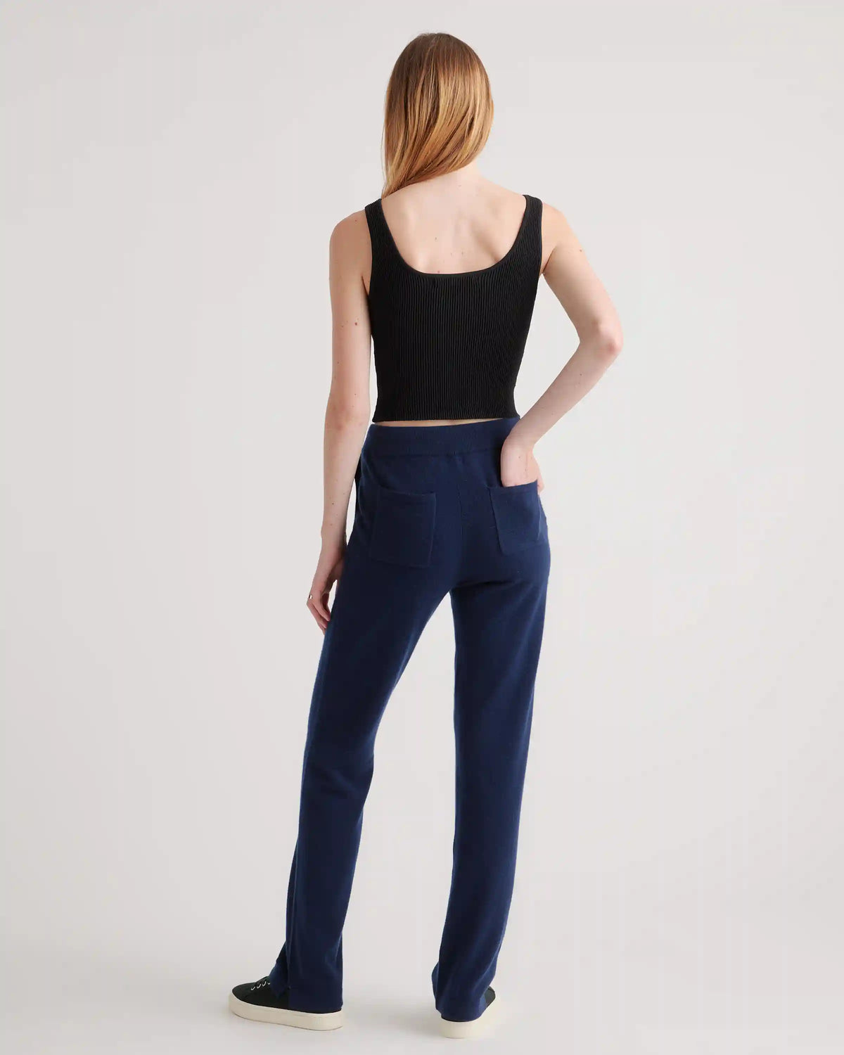 Mongolian Cashmere Straight Leg Pants