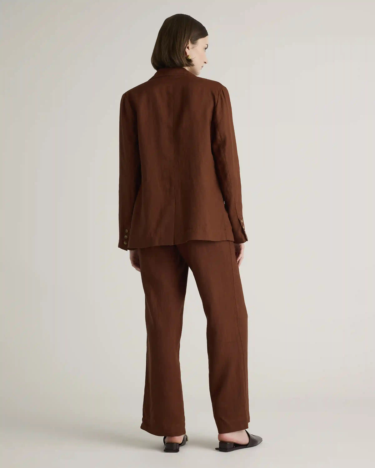 100% European Linen Wide Leg Pants