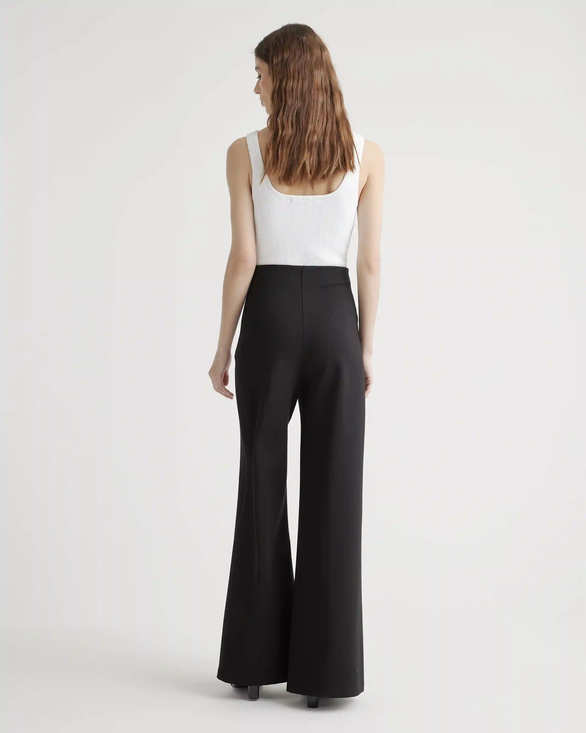 Ultra-Stretch Ponte Super Wide Leg Pants