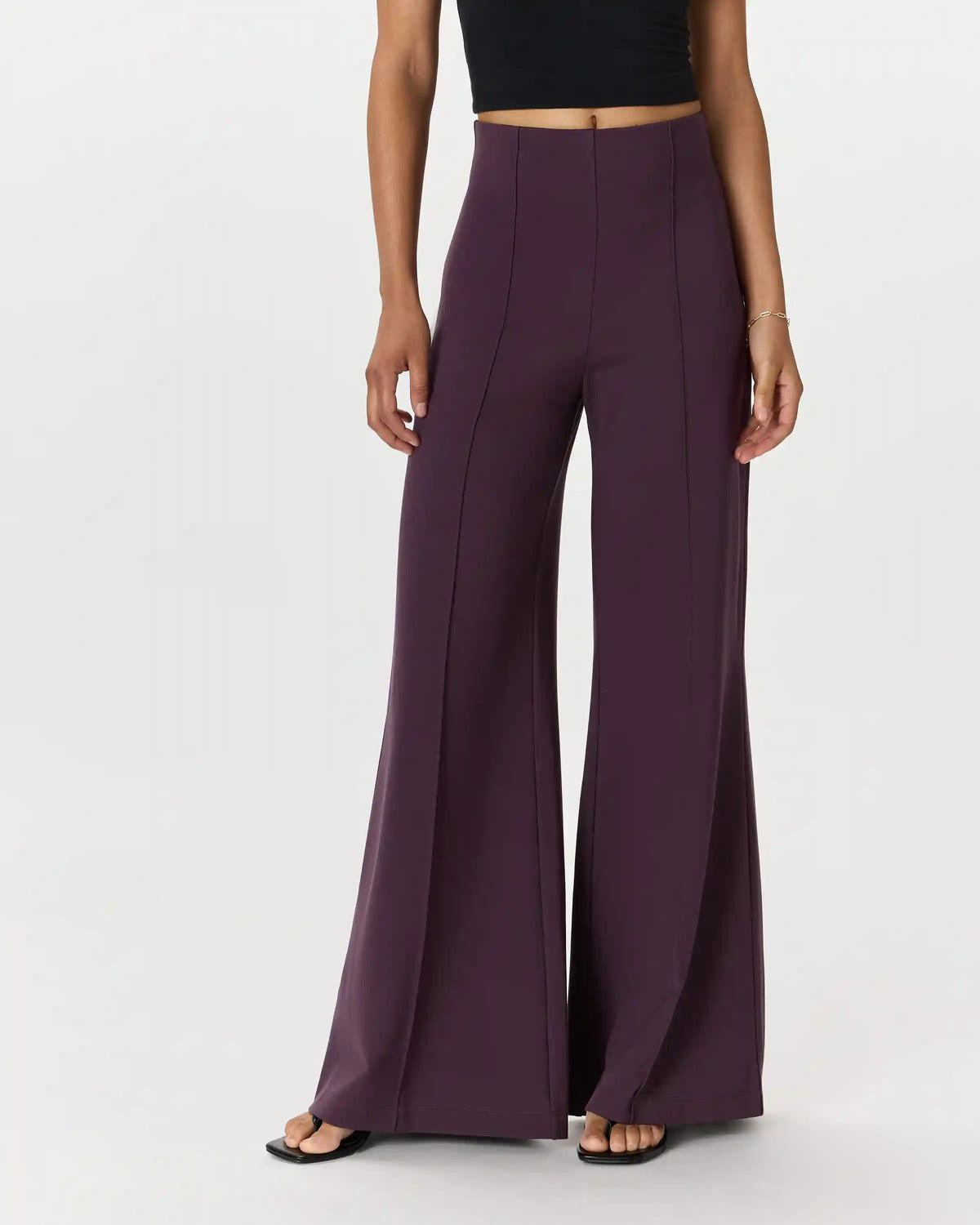 Ultra-Stretch Ponte Super Wide Leg Pants