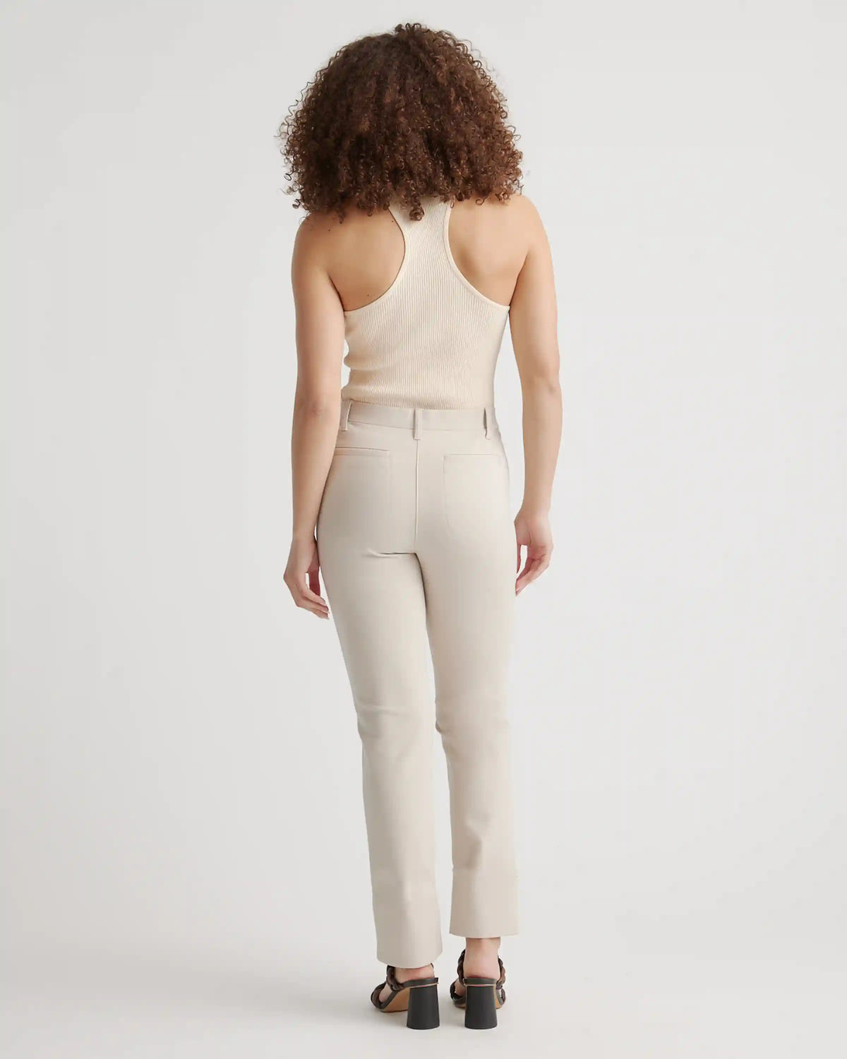 Ultra-Stretch Ponte Straight Leg 4-Pocket Pants