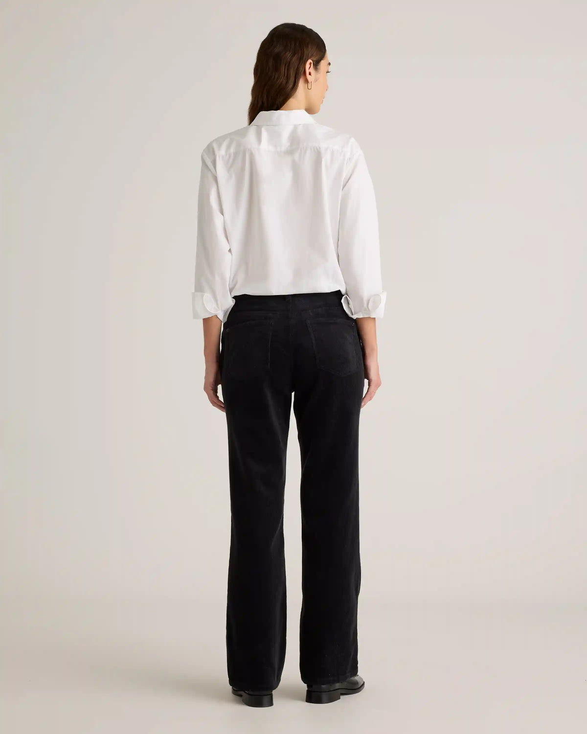 Organic Stretch Corduroy Flare Pants
