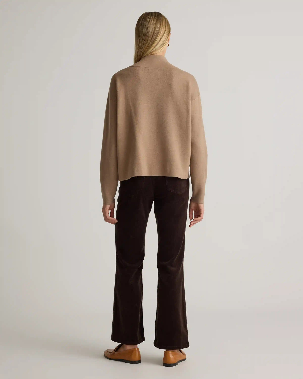 Organic Stretch Corduroy Flare Pants