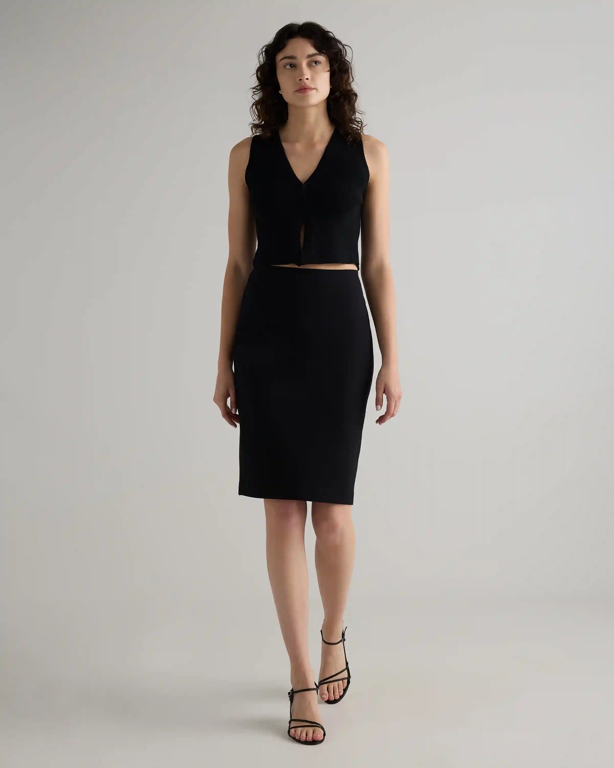 Ultra-Stretch Ponte Pencil Skirt