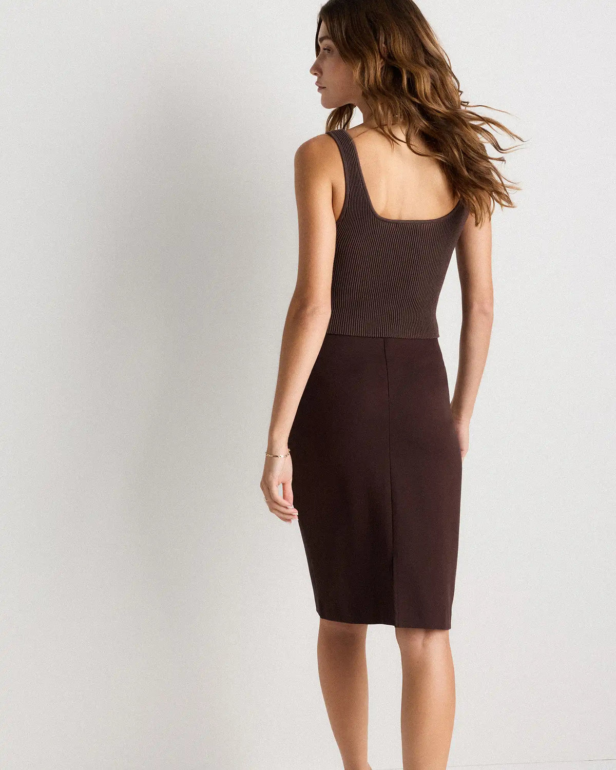 Ultra-Stretch Ponte Pencil Skirt