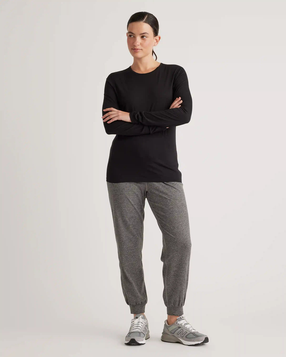 Flowknit High-Rise Boyfriend Joggers