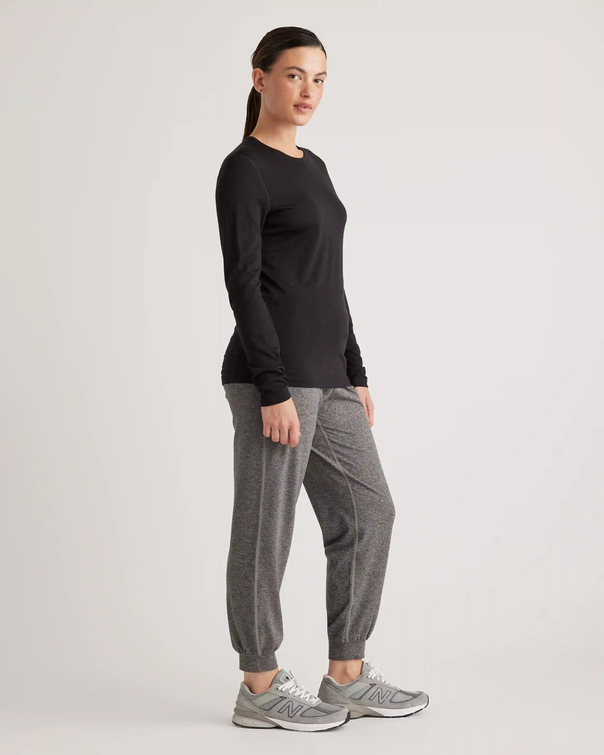 Flowknit High-Rise Boyfriend Joggers