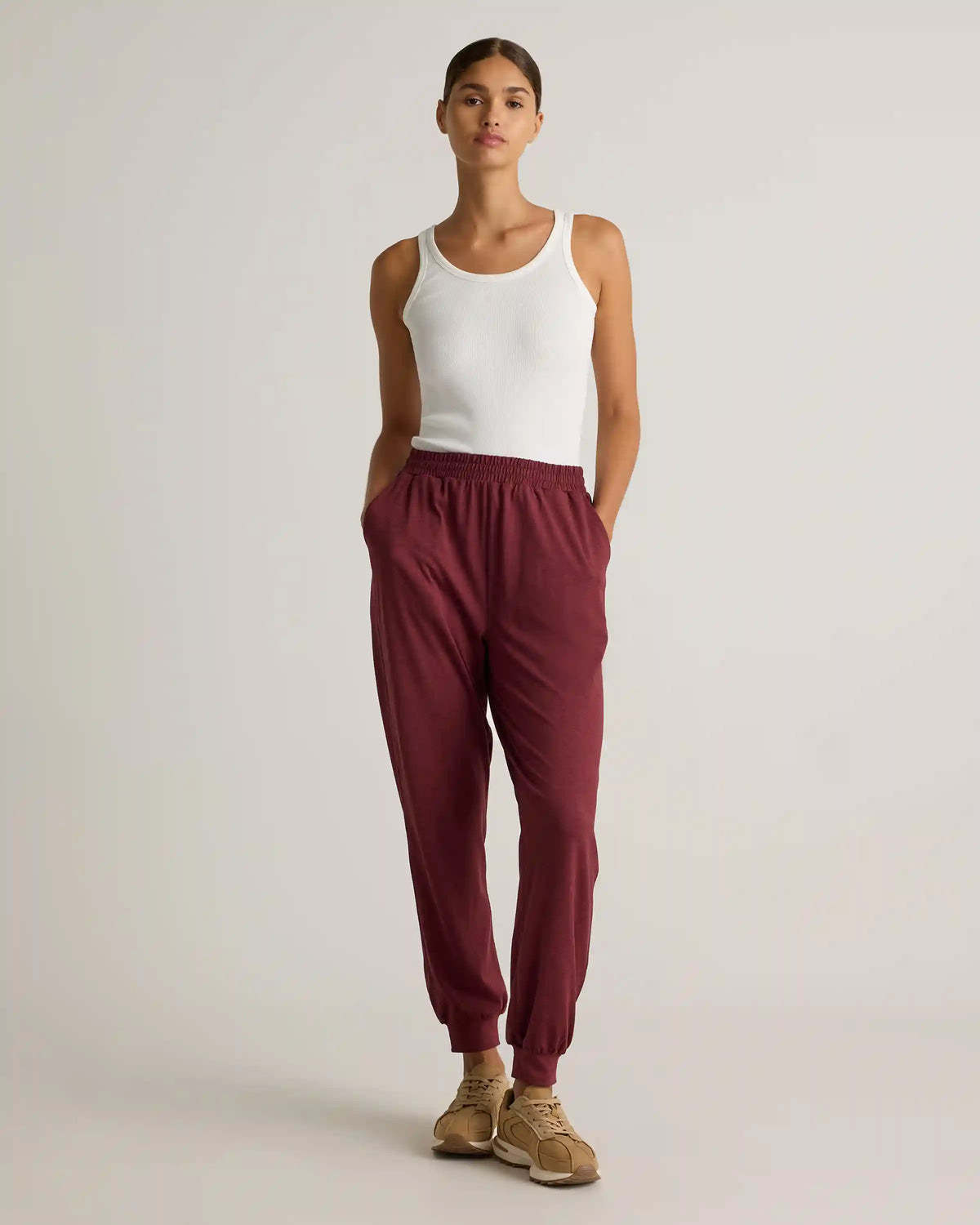 Flowknit High-Rise Boyfriend Joggers