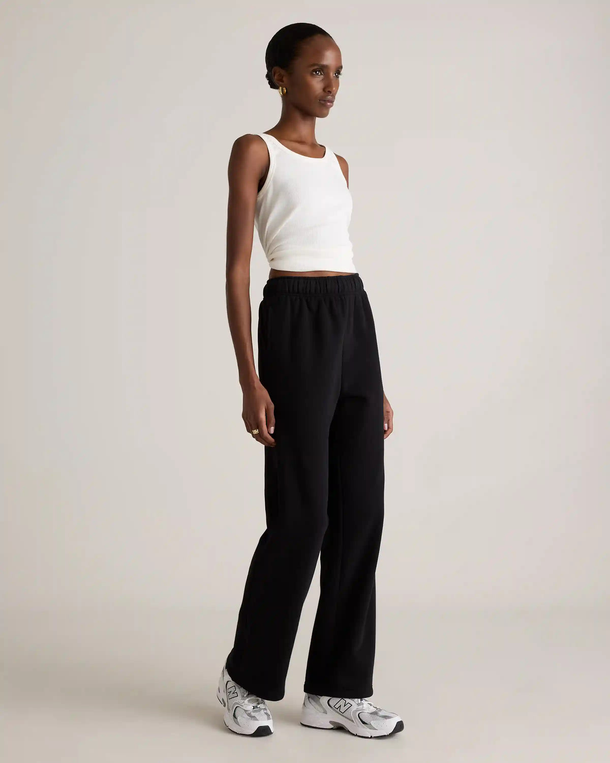 Organic Heavyweight Fleece Straight Leg Sweatpants