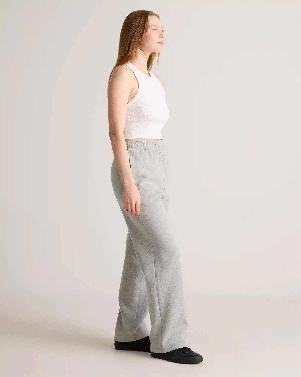 Organic Heavyweight Fleece Straight Leg Sweatpants