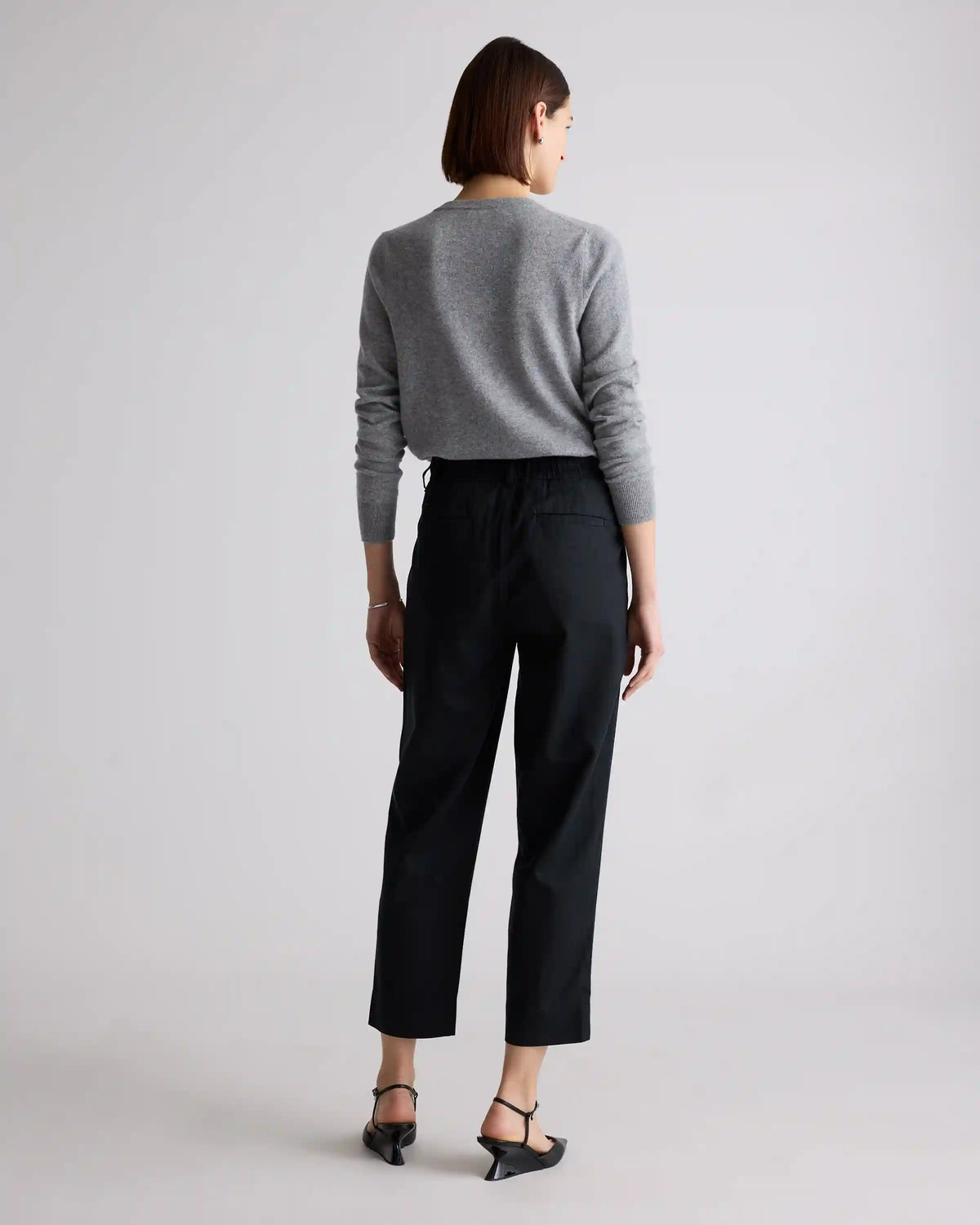 Drapey Twill Tapered Trouser