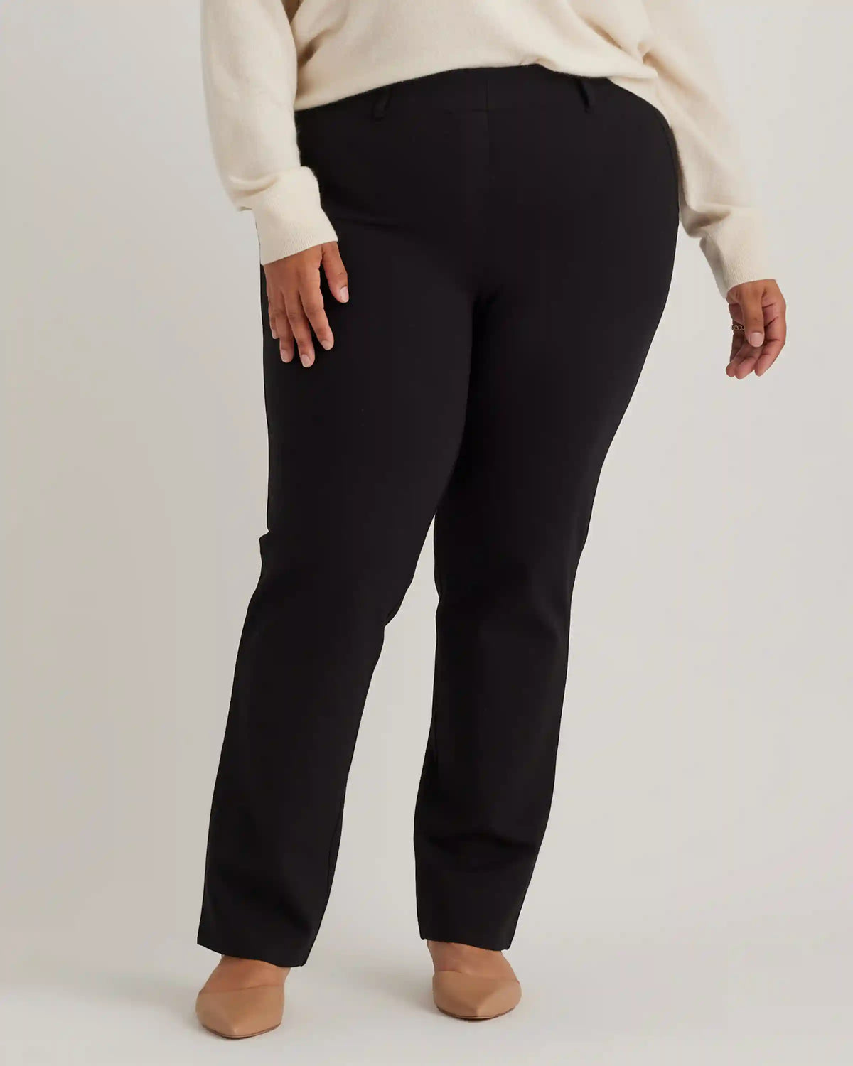 Ultra-Stretch Ponte Straight Leg Pants