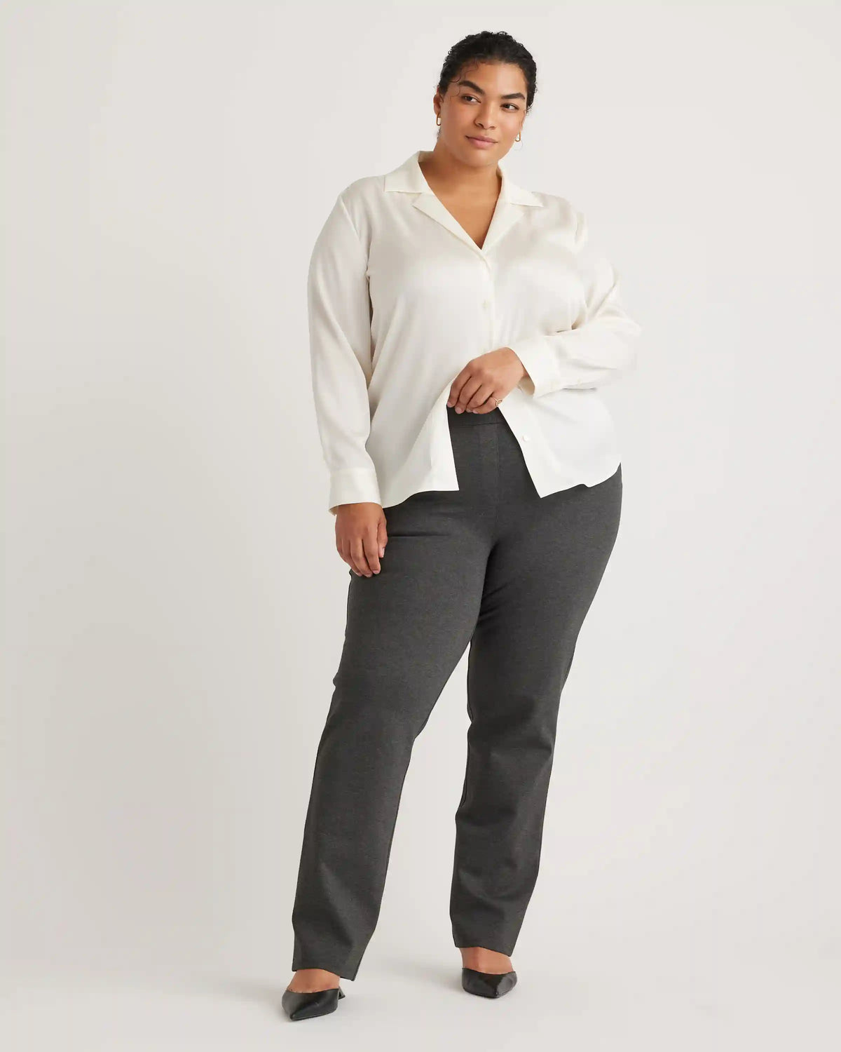Ultra-Stretch Ponte Straight Leg Pants