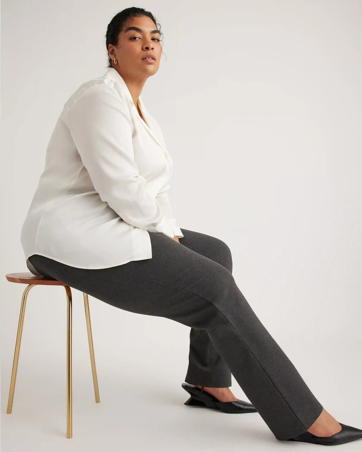 Ultra-Stretch Ponte Straight Leg Pants