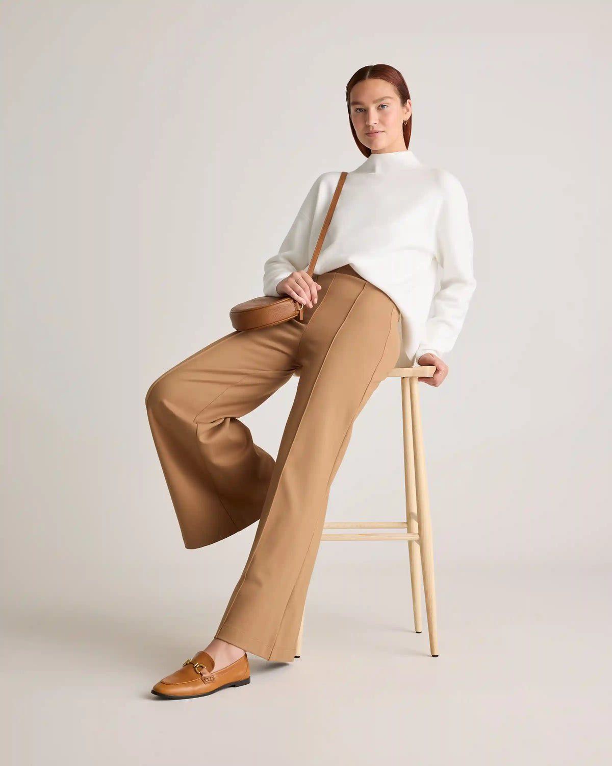 Ultra-Stretch Ponte Super Wide Leg Pants