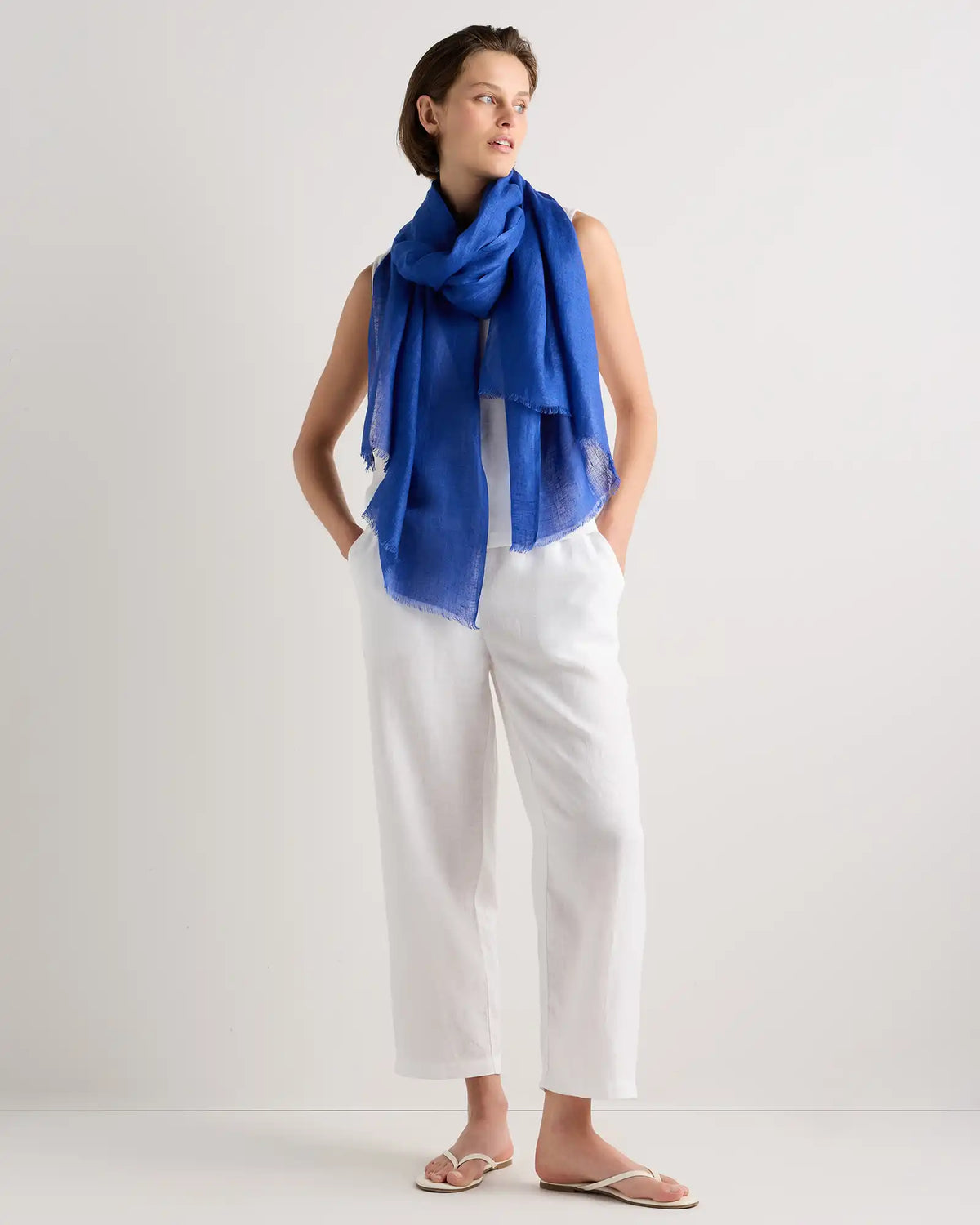 100% European Linen Scarf