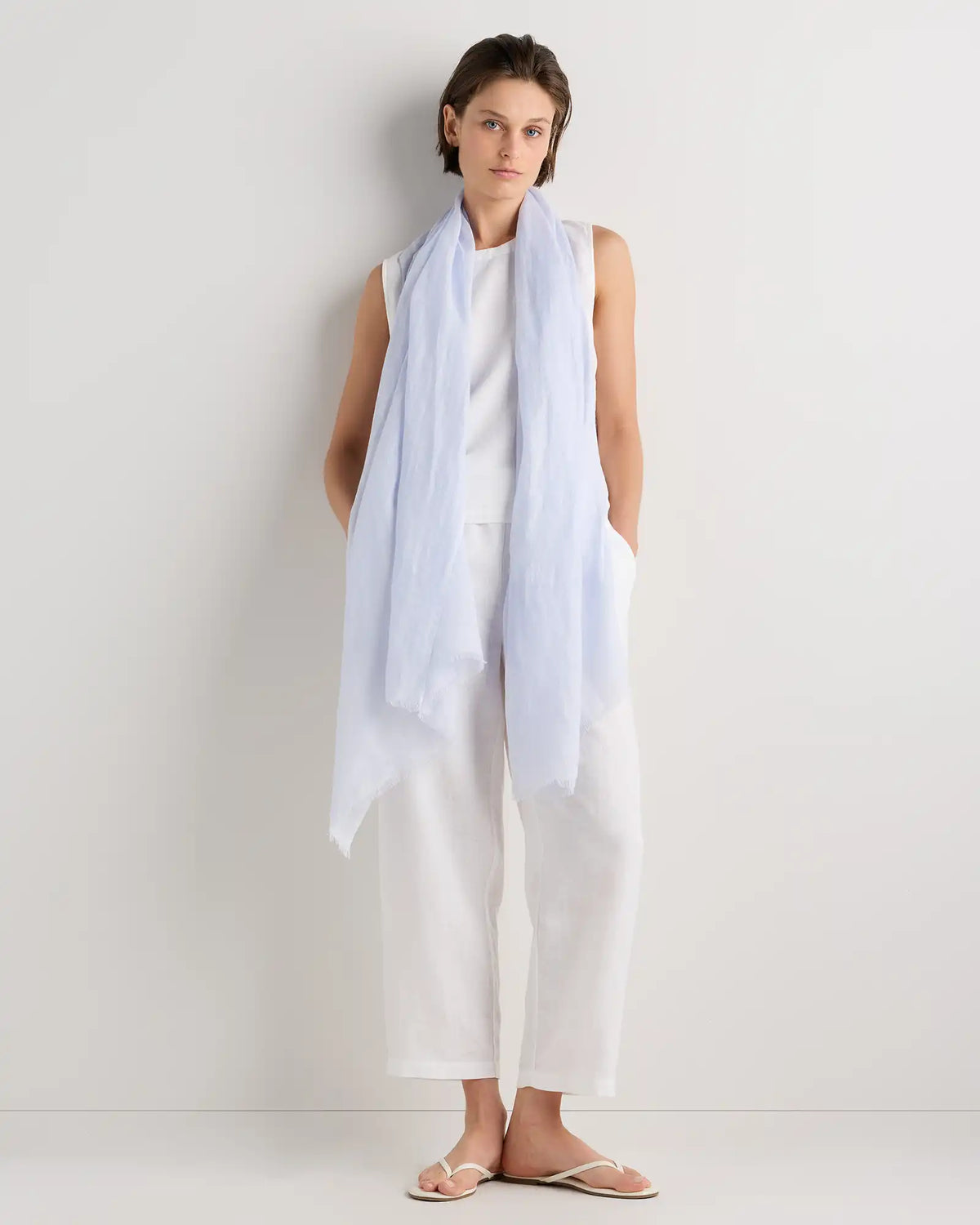 100% European Linen Scarf