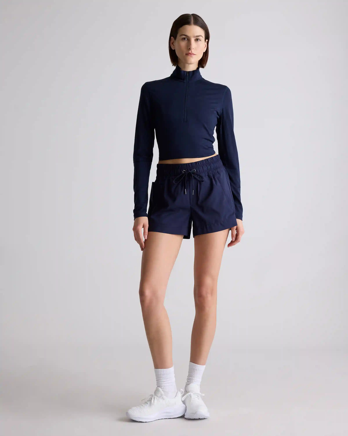 Micro Ripstop Mid-Rise Hike Shorts