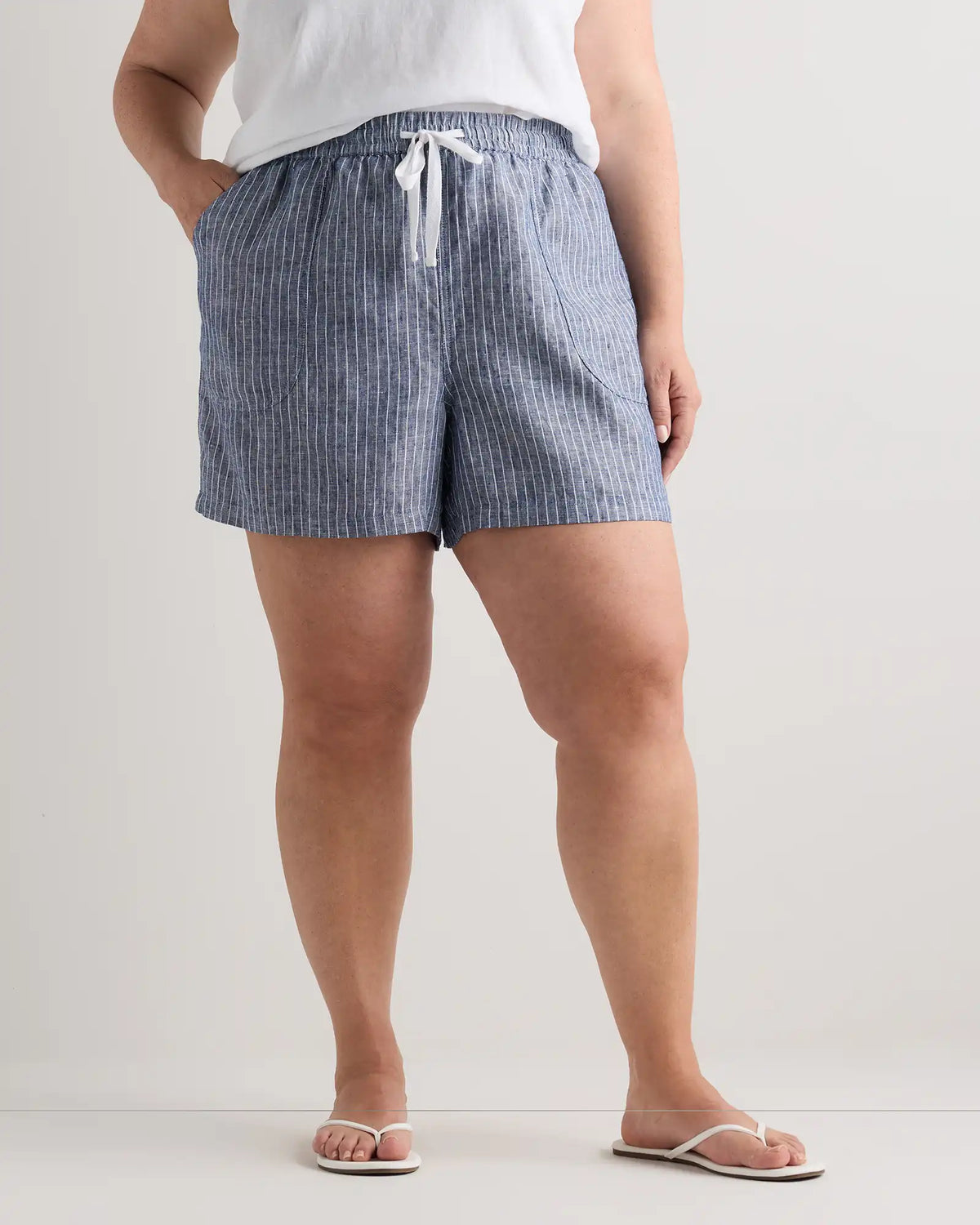 100% European Linen Shorts
